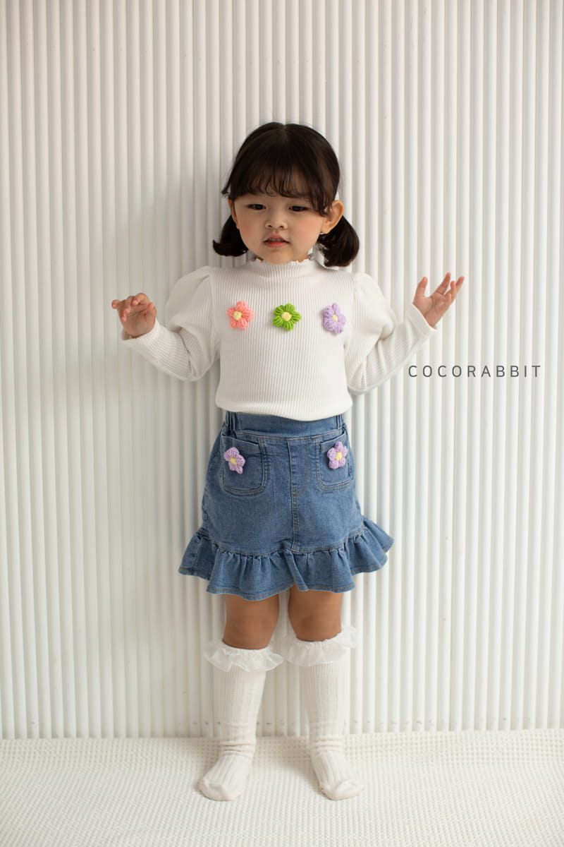 COCO RABBIT - Korean Children Fashion - #Kfashion4kids - Flower Pocket Skirt - 6