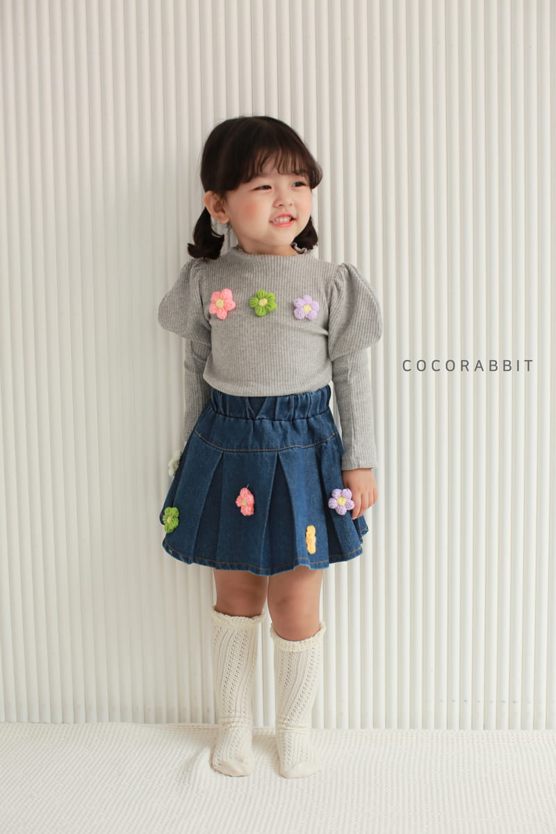 COCO RABBIT - Korean Children Fashion - #Kfashion4kids - Flower Pocket Skirt - 7