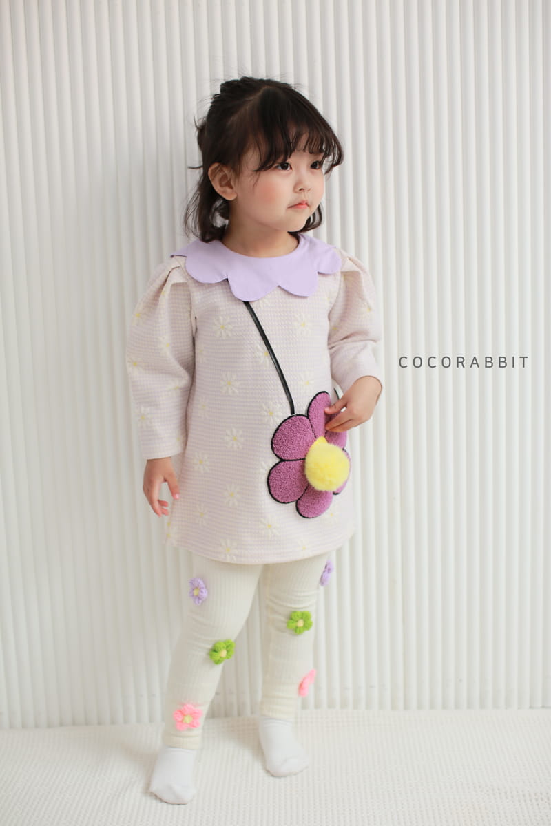 COCO RABBIT - Korean Children Fashion - #Kfashion4kids - Flower Bag One-piece - 2