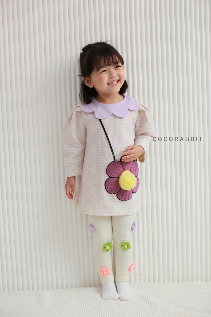 COCO RABBIT - Korean Children Fashion - #Kfashion4kids - Flower Bag One-piece - 4