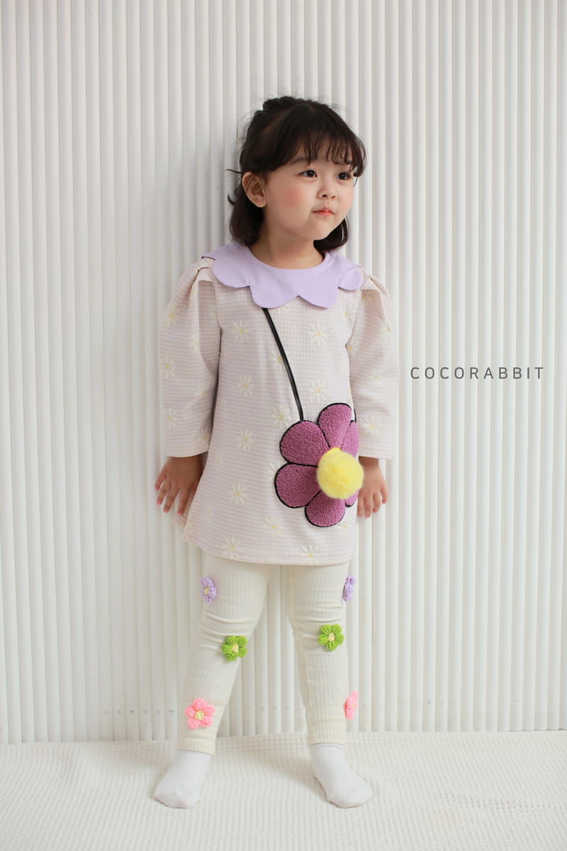 COCO RABBIT - Korean Children Fashion - #Kfashion4kids - Flower Bag One-piece - 5