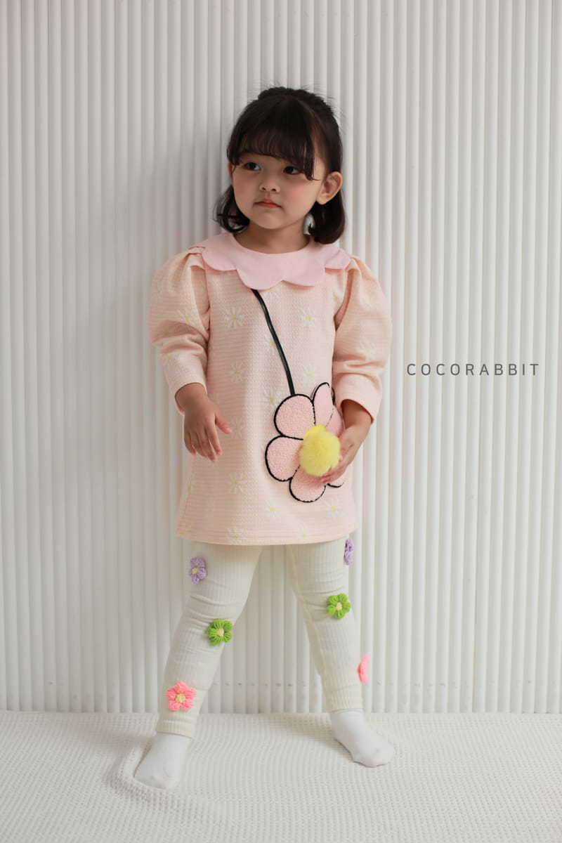 COCO RABBIT - Korean Children Fashion - #Kfashion4kids - Flower Bag One-piece - 6