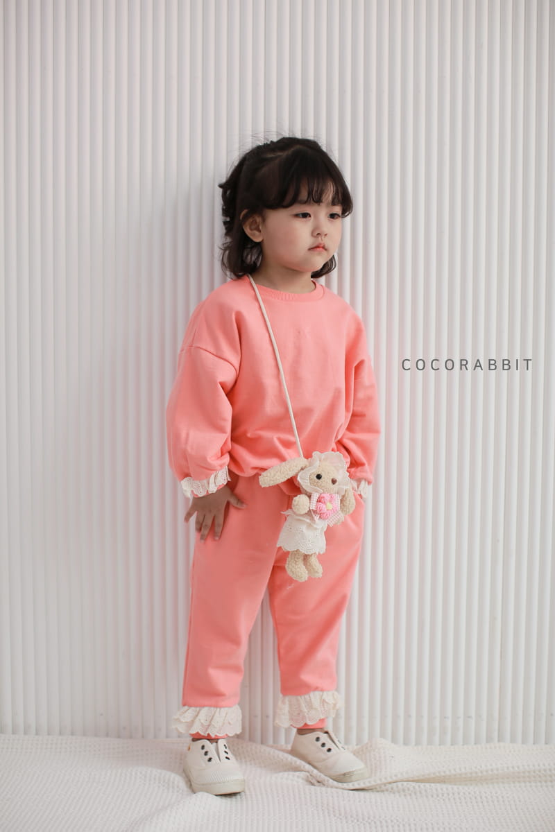 COCO RABBIT - Korean Children Fashion - #Kfashion4kids - Rabbit Lace Top Bottom Set - 3