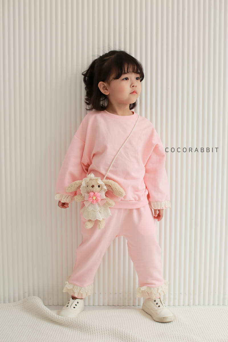 COCO RABBIT - Korean Children Fashion - #Kfashion4kids - Rabbit Lace Top Bottom Set - 6