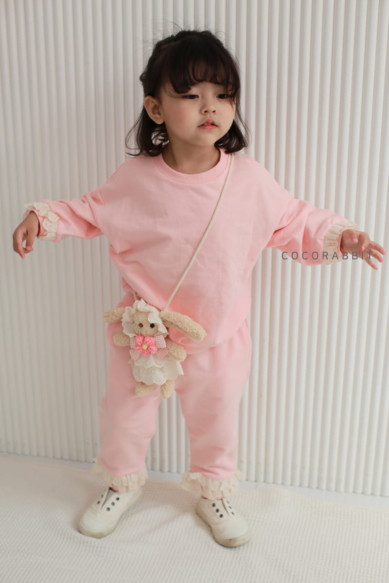 COCO RABBIT - Korean Children Fashion - #Kfashion4kids - Rabbit Lace Top Bottom Set - 7