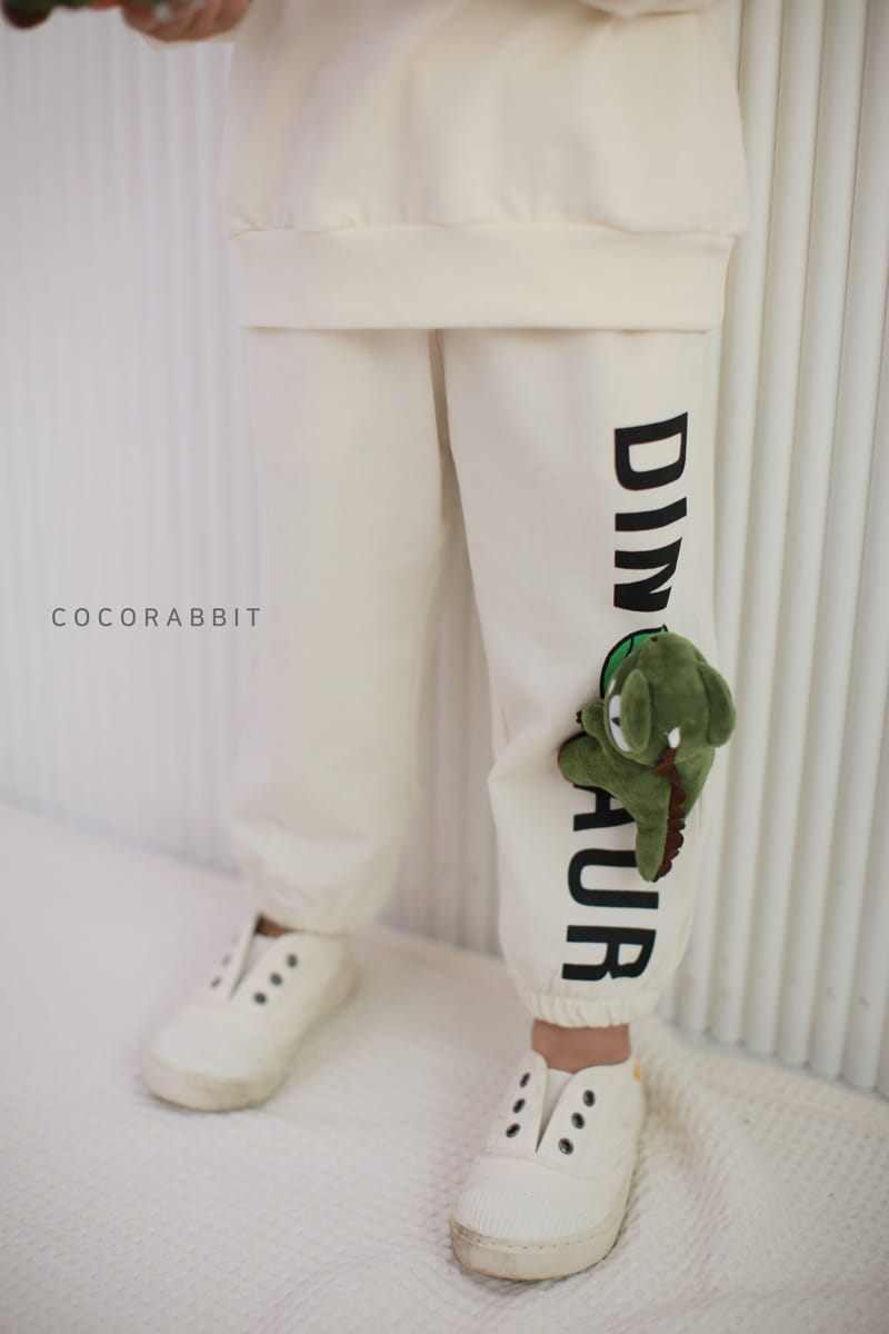 COCO RABBIT - Korean Children Fashion - #Kfashion4kids - Dino Top Bottom Set - 4
