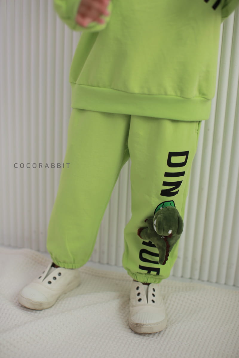 COCO RABBIT - Korean Children Fashion - #Kfashion4kids - Dino Top Bottom Set - 9