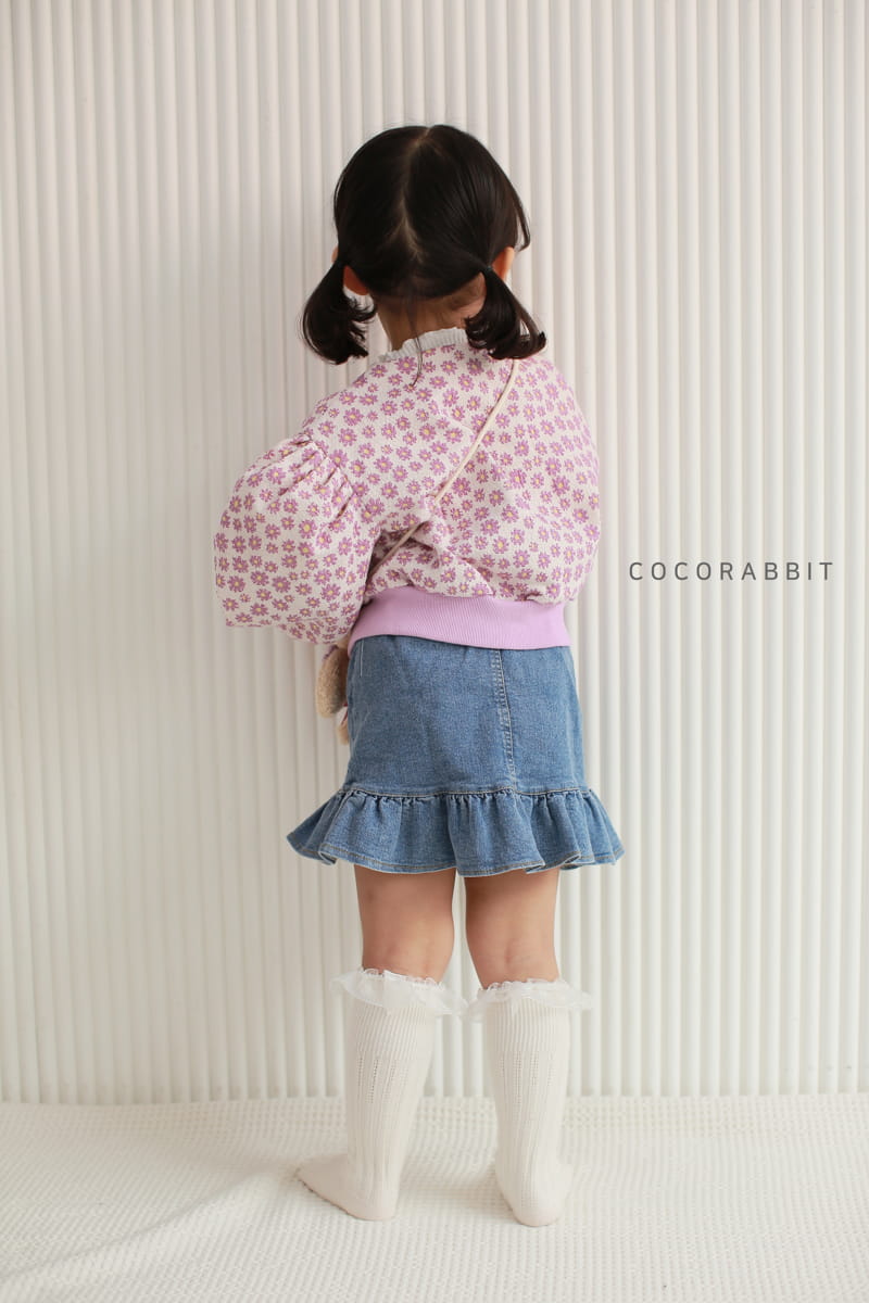 COCO RABBIT - Korean Children Fashion - #Kfashion4kids - Rabbit Flower Puff Cardigan - 9