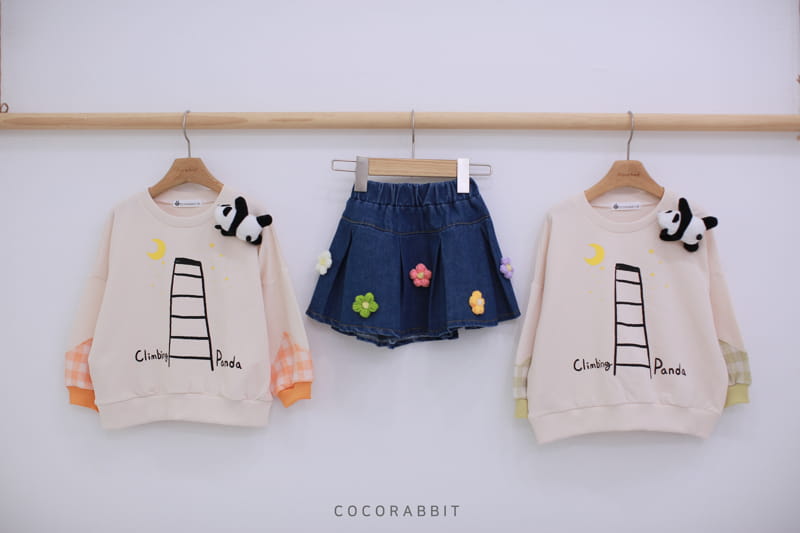 COCO RABBIT - Korean Children Fashion - #Kfashion4kids - Colored Panda Sweatshirt - 12