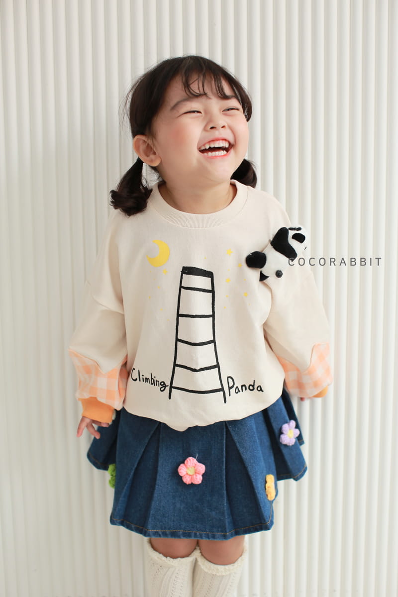 COCO RABBIT - Korean Children Fashion - #Kfashion4kids - Colored Panda Sweatshirt - 6