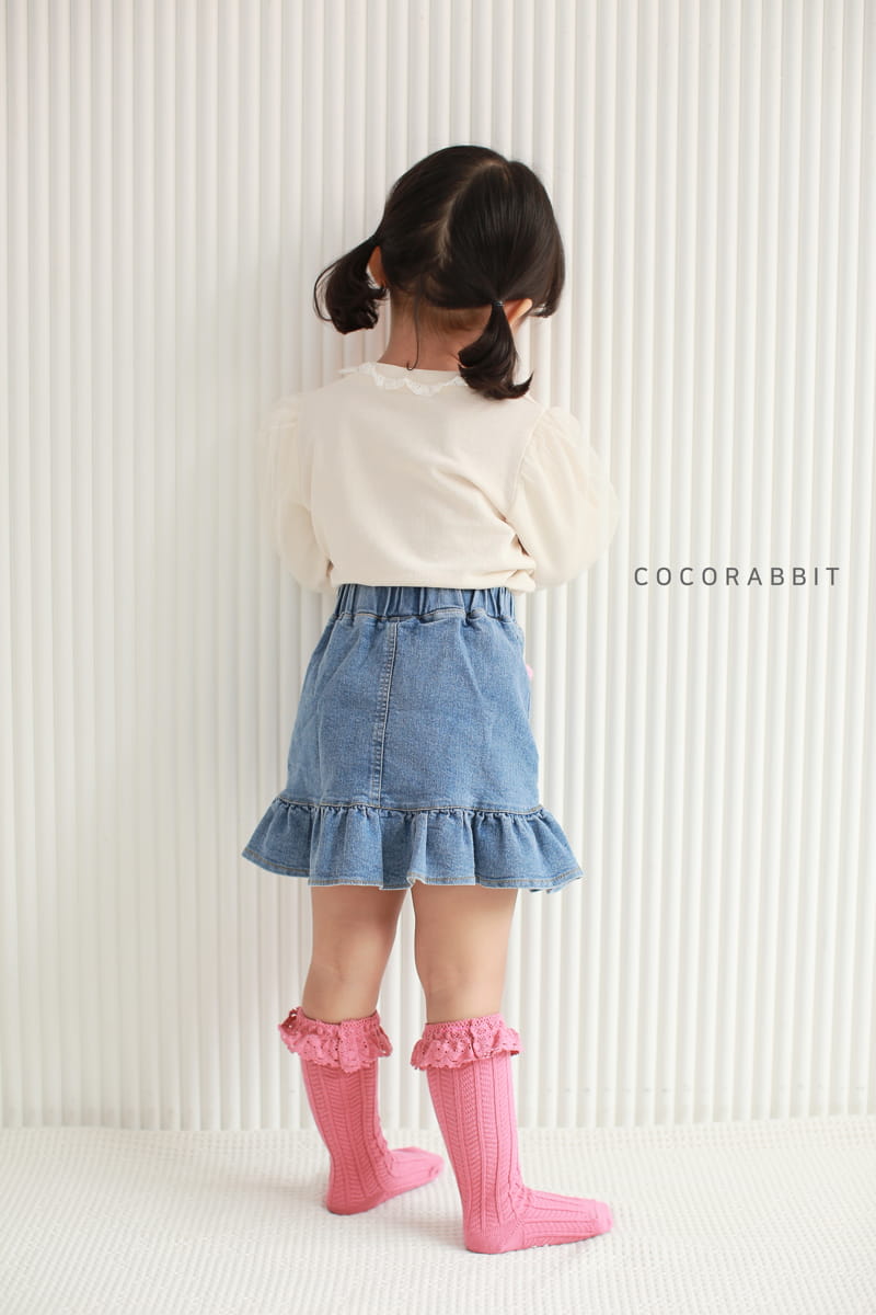 COCO RABBIT - Korean Children Fashion - #Kfashion4kids - Flower Puff Cha Tee - 9