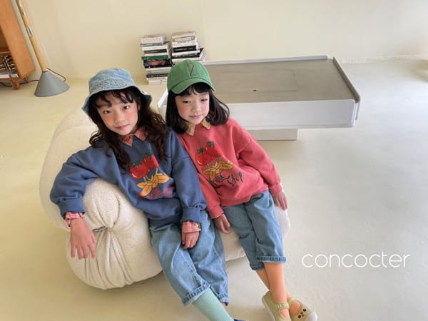 CONCOCTER - Korean Children Fashion - #Kfashion4kids - Vintage Tomato Sweatshirt - 11