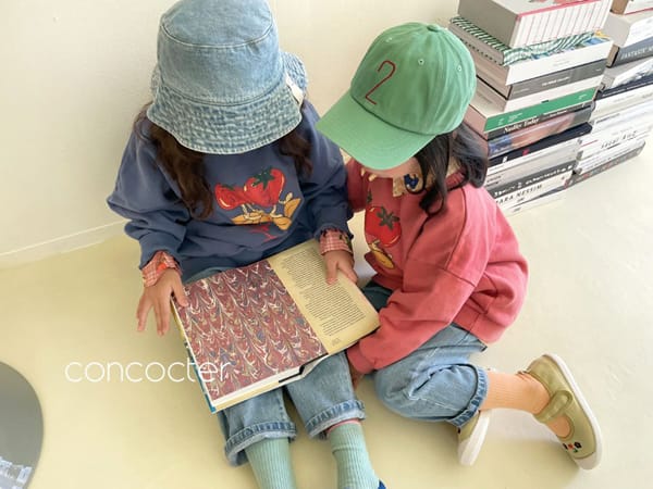 CONCOCTER - Korean Children Fashion - #Kfashion4kids - Vintage Tomato Sweatshirt - 5