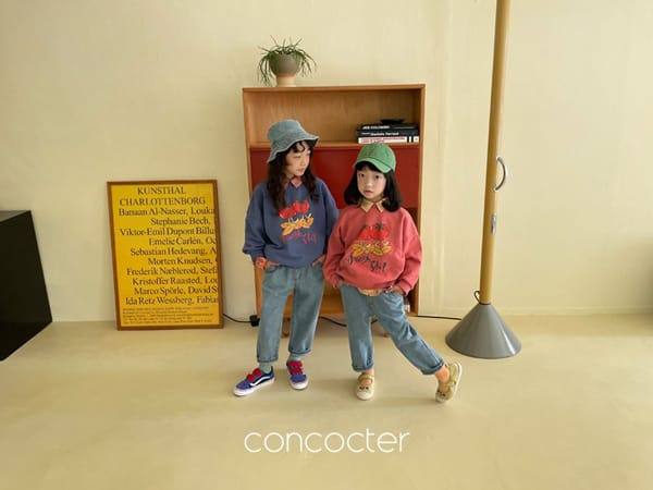 CONCOCTER - Korean Children Fashion - #Kfashion4kids - Vintage Tomato Sweatshirt - 6