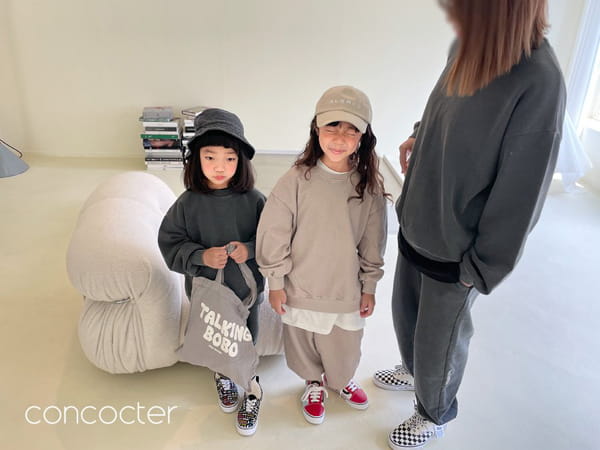 CONCOCTER - Korean Children Fashion - #Kfashion4kids - Adult Pigment Top Bottom Set - 11