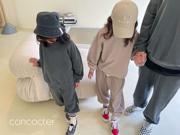 CONCOCTER - Korean Children Fashion - #Kfashion4kids - Adult Pigment Top Bottom Set - 9