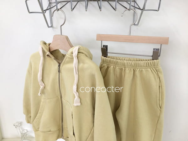 CONCOCTER - Korean Children Fashion - #Kfashion4kids - Hood Zip-up Set - 3
