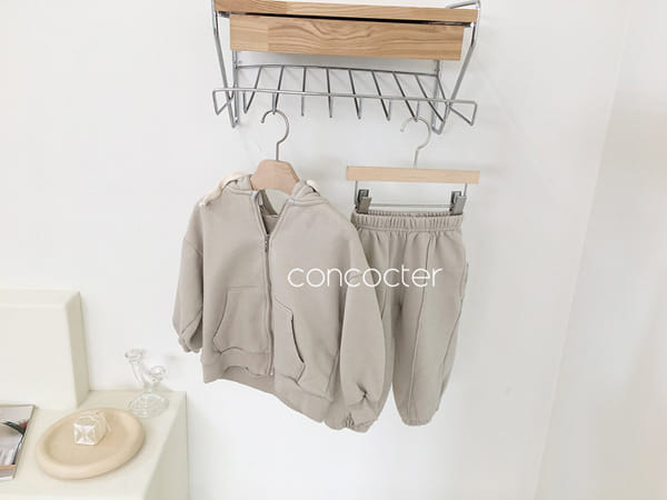 CONCOCTER - Korean Children Fashion - #Kfashion4kids - Hood Zip-up Set - 6