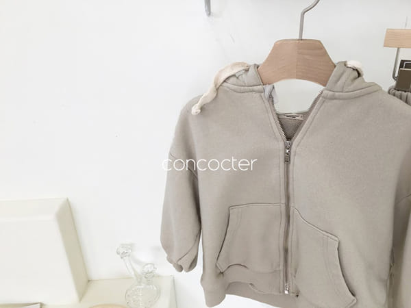 CONCOCTER - Korean Children Fashion - #Kfashion4kids - Hood Zip-up Set - 7