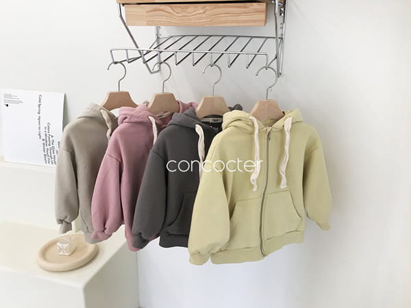 CONCOCTER - Korean Children Fashion - #Kfashion4kids - Hood Zip-up Set - 8