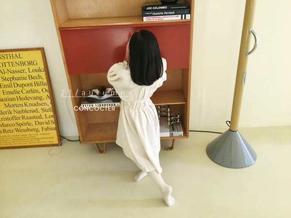 CONCOCTER - Korean Children Fashion - #Kfashion4kids - Hapburn Shirring One-piece - 11