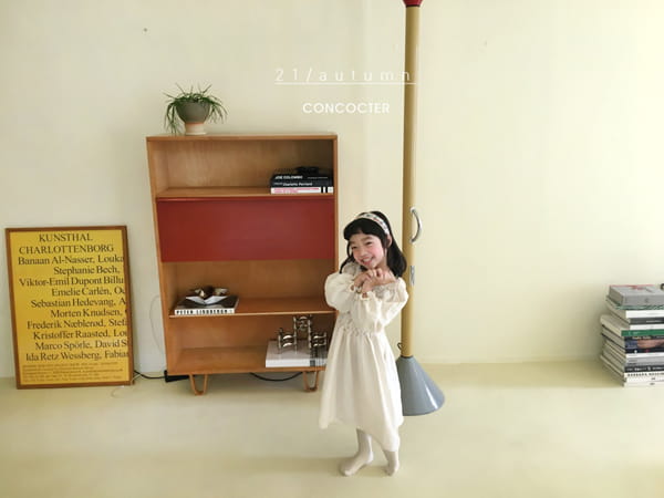 CONCOCTER - Korean Children Fashion - #Kfashion4kids - Hapburn Shirring One-piece - 8