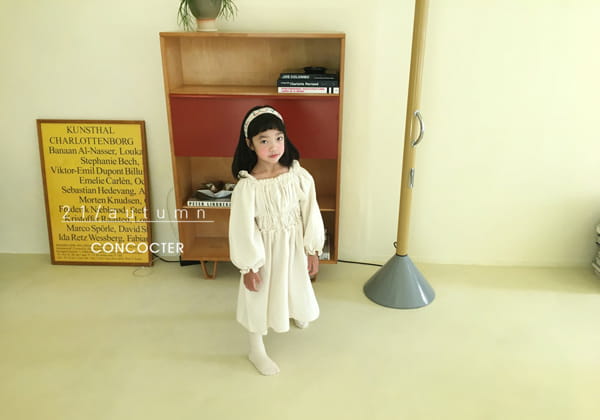 CONCOCTER - Korean Children Fashion - #Kfashion4kids - Hapburn Shirring One-piece - 9