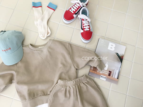 CONCOCTER - Korean Children Fashion - #Kfashion4kids - Pigment Top Bottom Set - 2