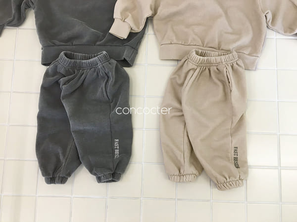 CONCOCTER - Korean Children Fashion - #Kfashion4kids - Pigment Top Bottom Set - 4