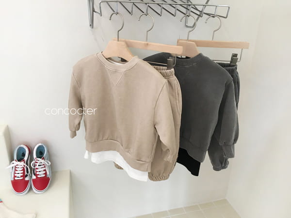 CONCOCTER - Korean Children Fashion - #Kfashion4kids - Pigment Top Bottom Set - 5
