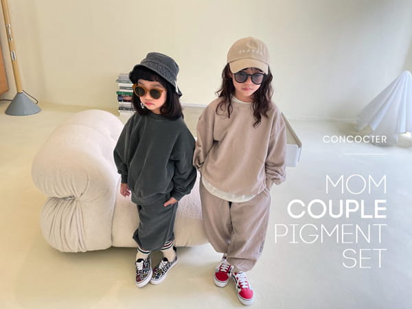 CONCOCTER - Korean Children Fashion - #Kfashion4kids - Pigment Top Bottom Set - 6