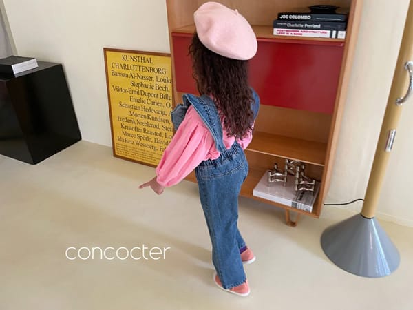 CONCOCTER - Korean Children Fashion - #Kfashion4kids - Frill Denim Overalls - 4