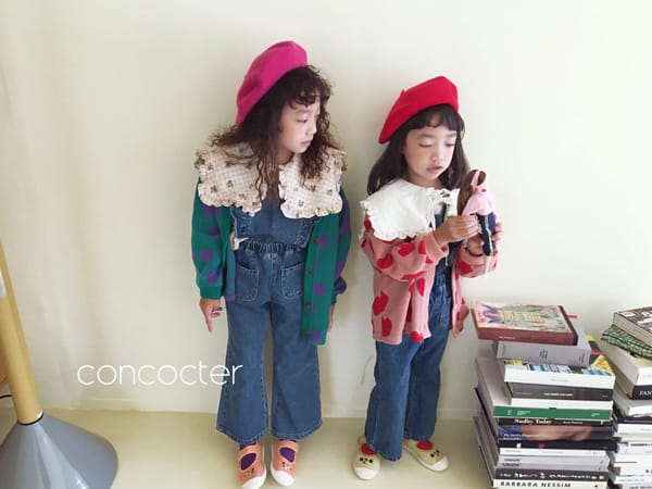 CONCOCTER - Korean Children Fashion - #Kfashion4kids - Frill Denim Overalls - 5