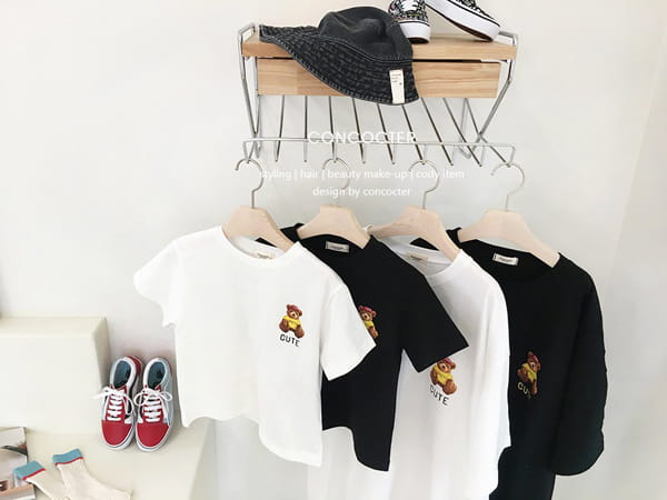 CONCOCTER - Korean Children Fashion - #Kfashion4kids - Cutie Bear Tee