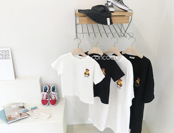 CONCOCTER - Korean Children Fashion - #Kfashion4kids - Cutie Bear Tee - 3