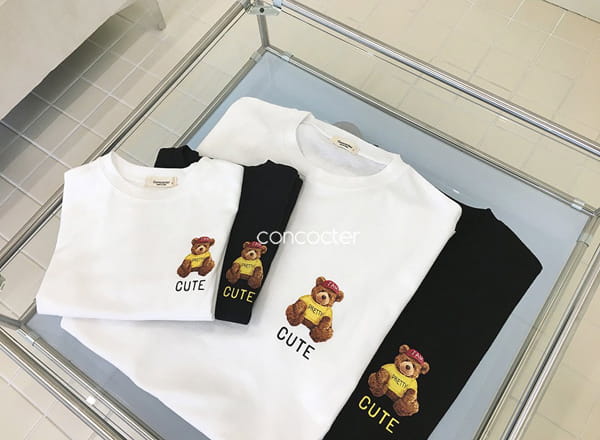 CONCOCTER - Korean Children Fashion - #Kfashion4kids - Cutie Bear Tee - 9