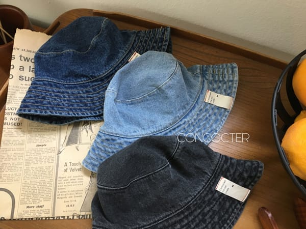CONCOCTER - Korean Children Fashion - #Kfashion4kids - Denim Bucket Hat
