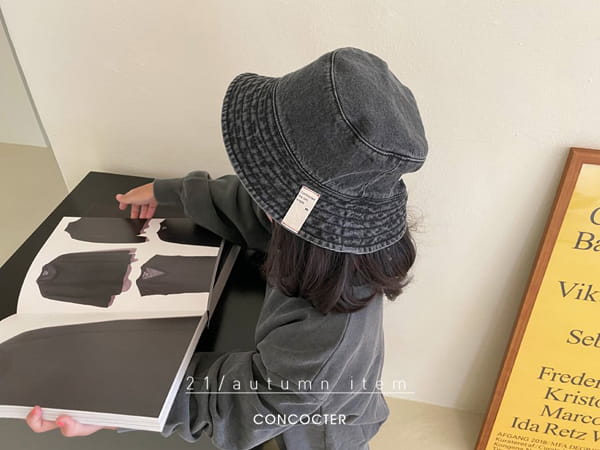 CONCOCTER - Korean Children Fashion - #Kfashion4kids - Denim Bucket Hat - 3