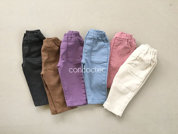 CONCOCTER - Korean Children Fashion - #Kfashion4kids - Stretchy Cotton Span Pants - 4