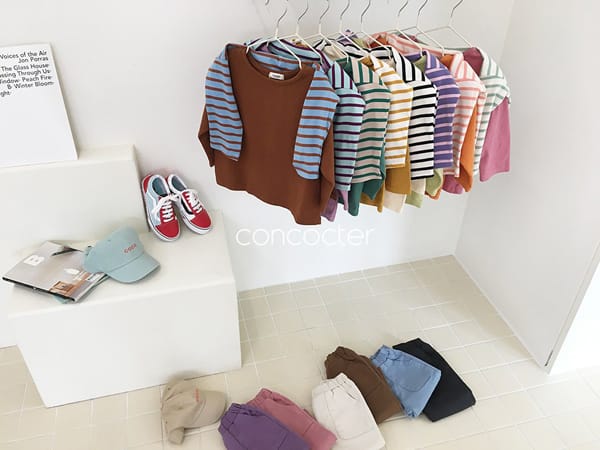 CONCOCTER - Korean Children Fashion - #Kfashion4kids - Stretchy Cotton Span Pants - 6