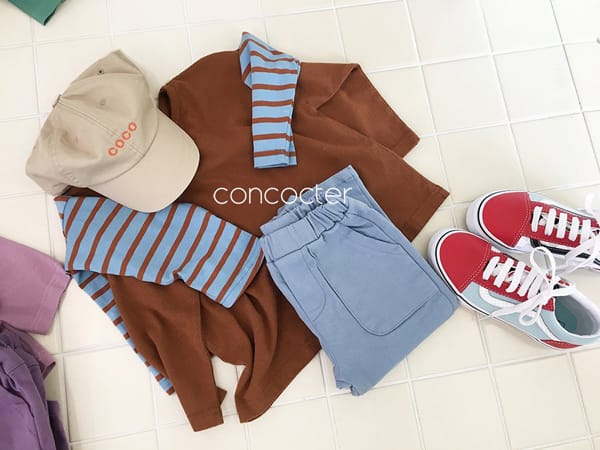 CONCOCTER - Korean Children Fashion - #Kfashion4kids - Stretchy Cotton Span Pants - 8