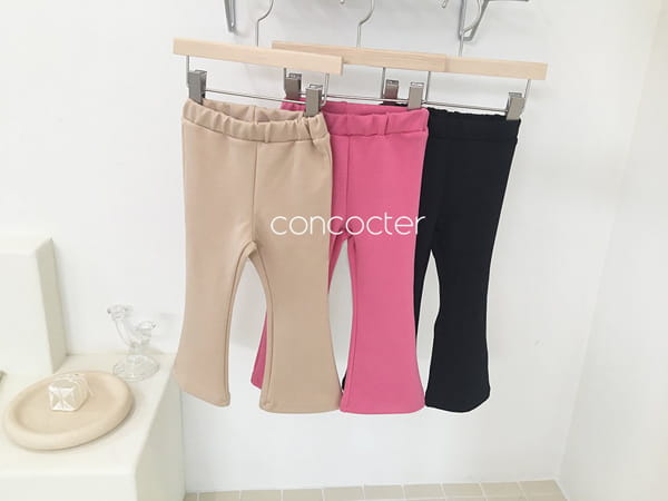 CONCOCTER - Korean Children Fashion - #Kfashion4kids - Stretchy Pretty Line Bootscut Pants - 3