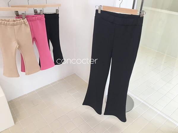 CONCOCTER - Korean Children Fashion - #Kfashion4kids - Stretchy Pretty Line Bootscut Pants - 5