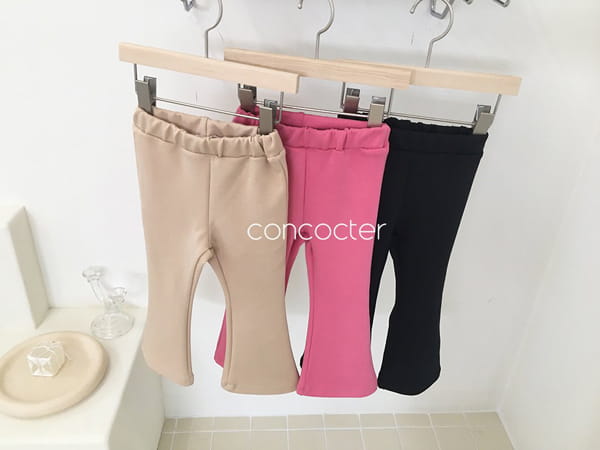 CONCOCTER - Korean Children Fashion - #Kfashion4kids - Stretchy Pretty Line Bootscut Pants - 7