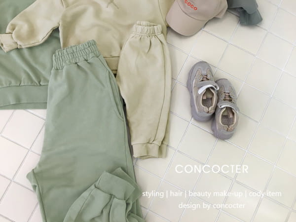 CONCOCTER - Korean Children Fashion - #Kfashion4kids - Noodle Top Bottom Set - 10