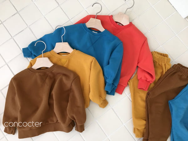CONCOCTER - Korean Children Fashion - #Kfashion4kids - Noodle Top Bottom Set - 11