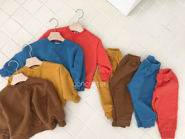CONCOCTER - Korean Children Fashion - #Kfashion4kids - Noodle Top Bottom Set - 12