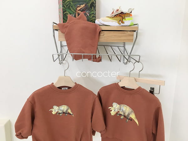 CONCOCTER - Korean Children Fashion - #Kfashion4kids - Jurassic Dino Bodysuit with Bonnet - 7