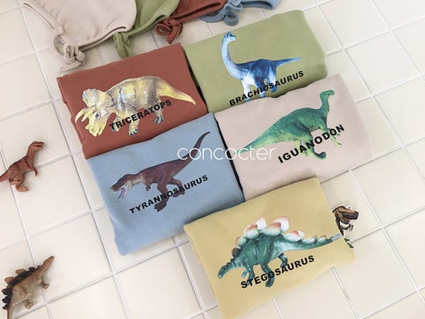 CONCOCTER - Korean Children Fashion - #Kfashion4kids - Jurassic Top Bottom Set