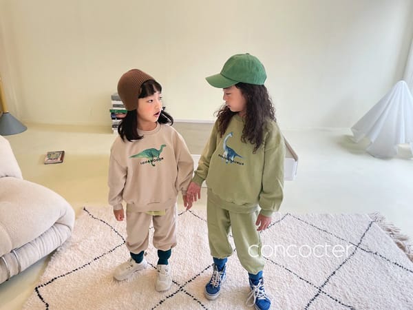 CONCOCTER - Korean Children Fashion - #Kfashion4kids - Jurassic Top Bottom Set - 11